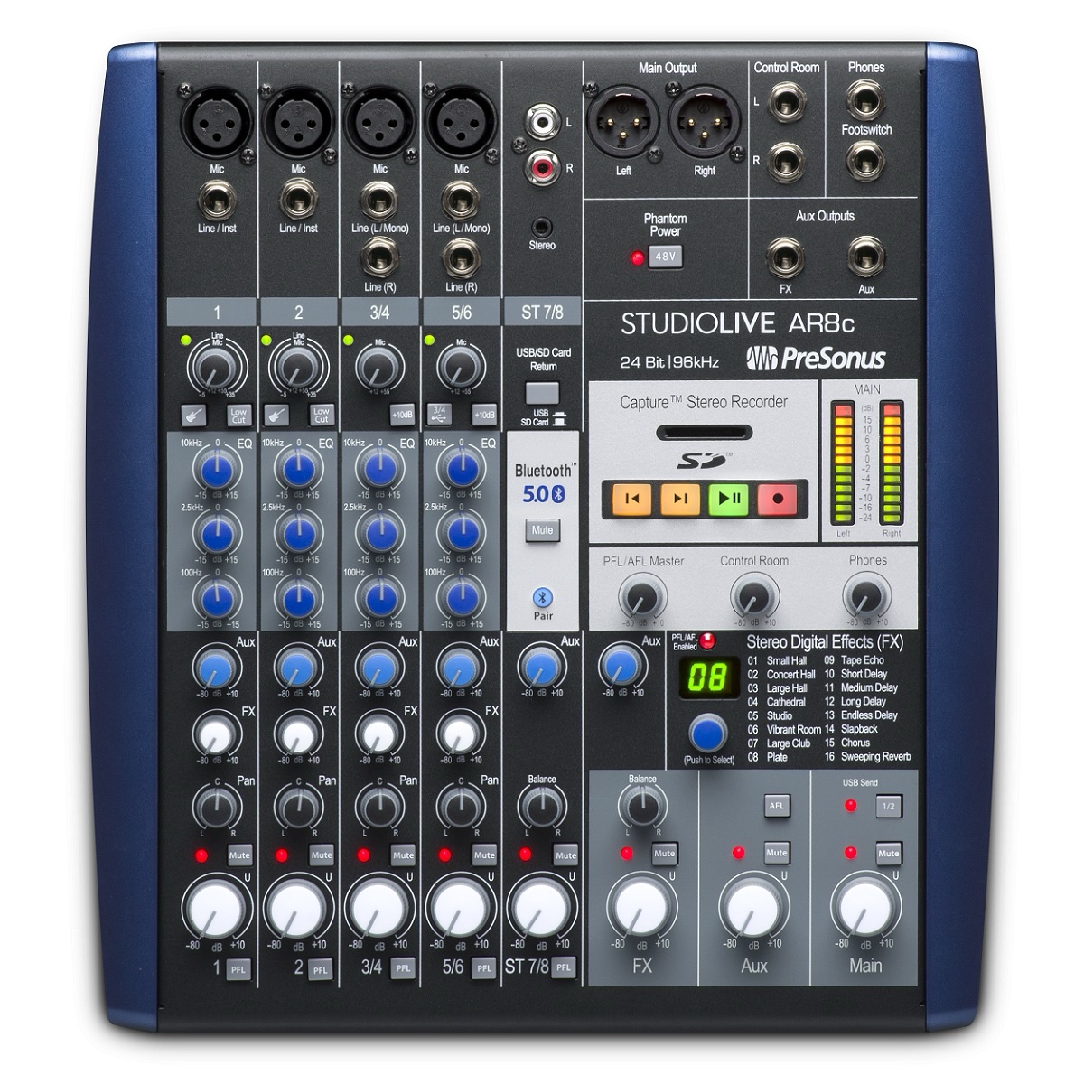 MEZCLADORA ANALOGA PRESONUS STUDIOLIVE AR8C - Imagen 2